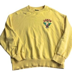 H&M x The Simpsons Krusty the Clown “Joker” Crewneck Sweatshirt Oversized Size M